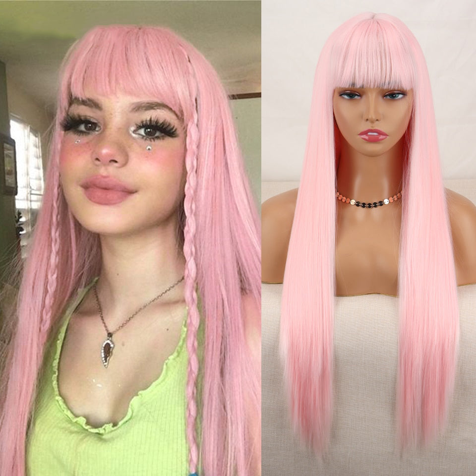 B-B Collection - Pink Devil Wig
