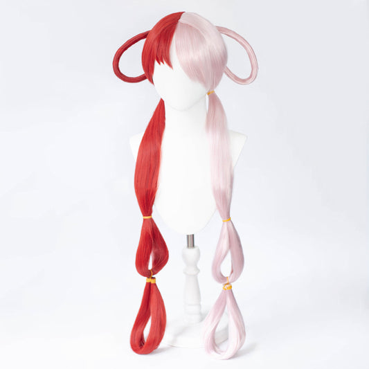 Double Trouble Collection - Red & White Diva Singer Wig