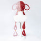 Double Trouble Collection - Red & White Diva Singer Wig