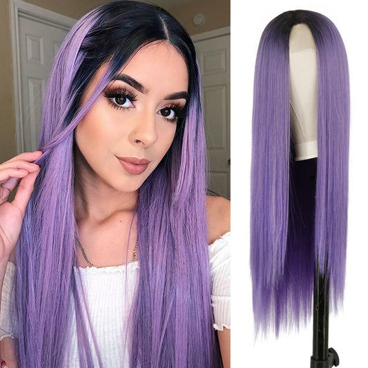 Fairy Fair Collection - Ombre Dark to Mauve Lily Wig